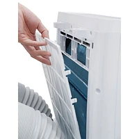 Climatiseur portatif à deux tuyaux avec Wi-Fi de Danby - 14 000 BTU (SACC 12 000 BTU) - Blanc