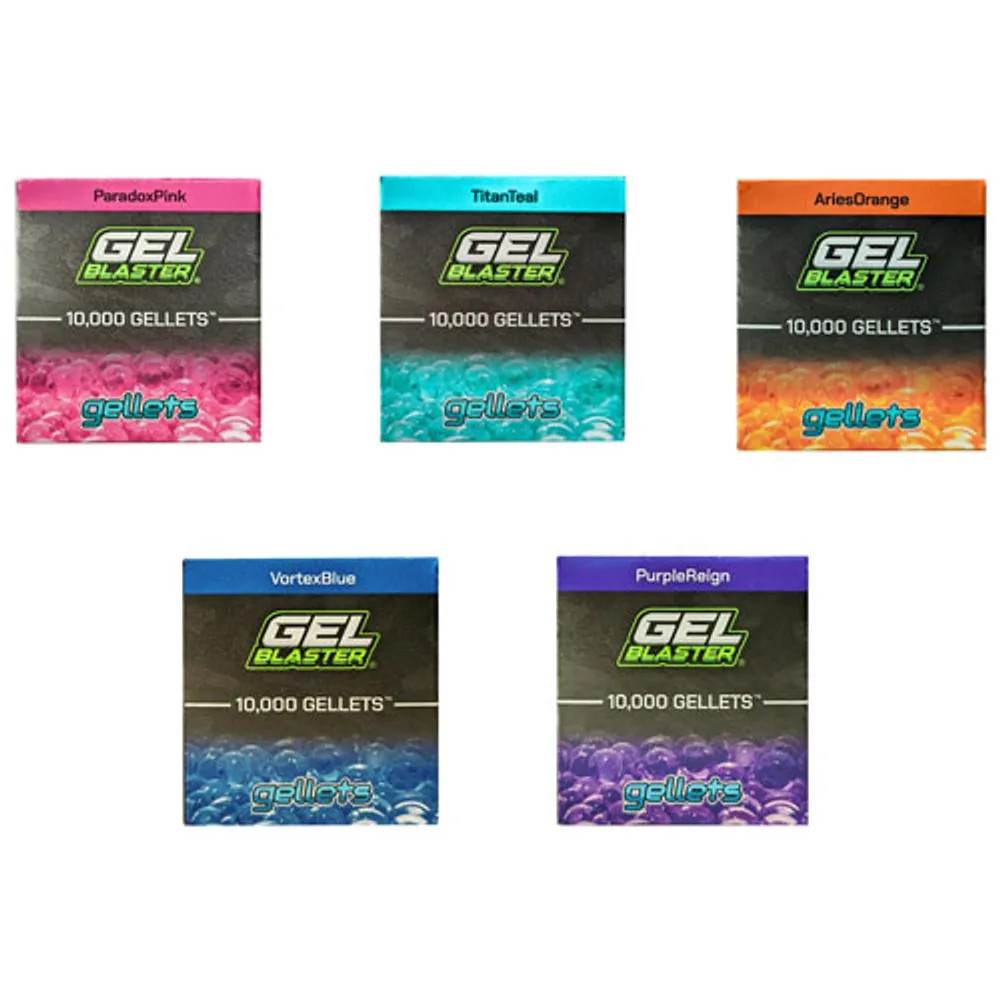 Gel Blaster Gellets Bundle - 5 Pack - Multi-Colour