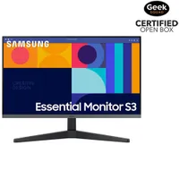 Open Box - Samsung 27" FHD 100Hz 4ms GTG IPS LCD FreeSync Monitor (LS27C330GANXZA) - Black