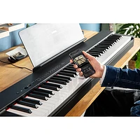Yamaha P-225 88-Key Graded Hammer Compact Digital Piano - Black