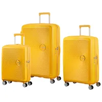 American Tourister Curio 3-Piece Hard Side Expandable Luggage Set - Golden Yellow