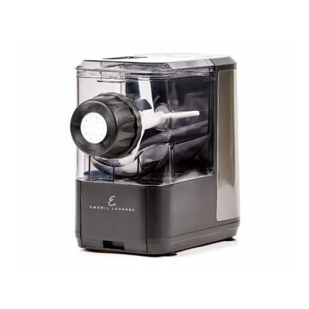Emeril Lagasse Pasta & Beyond Electric Pasta and Noodle Maker Machine with  Slow Juicer Attachment, Black, 