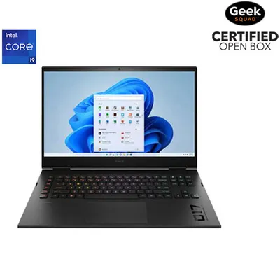 Open Box - HP OMEN 17" Gaming Laptop - Shadow Black (Intel Core i9-13900HX/2TB SSD/32GB RAM/GeForce RTX 4080)