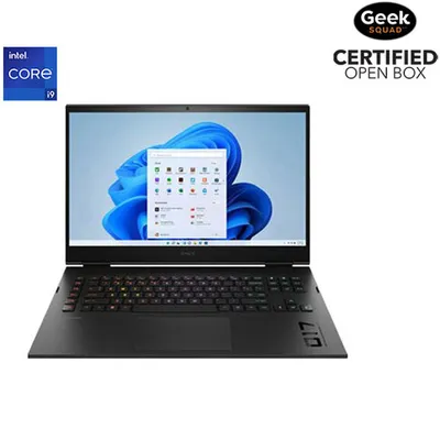 Boîte ouverte - Portable de jeu de 17 po OMEN de HP - Noir ombré (Core i9-13900HX d'Intel/SSD 2 To/RAM 32 Go/GeForce RTX 4080)