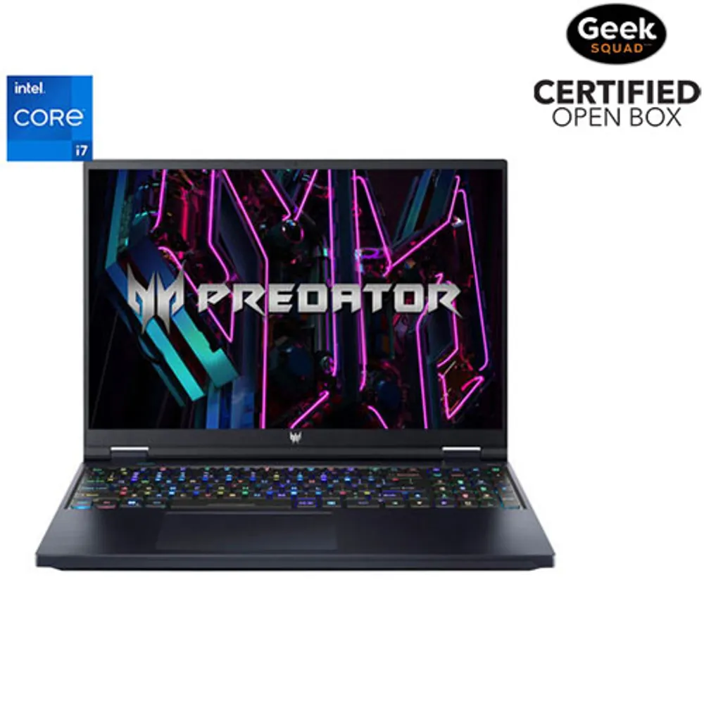 Open Box - Acer Predator Helios 16" Gaming Laptop - Black (Intel Core i7-13700HX/1TB SSD/32GB RAM/RTX 4060)