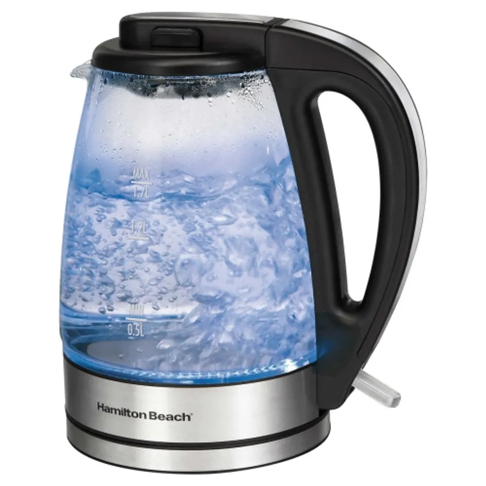 Kenmore 1.7L Cordless Electric Tea Kettle with 6 Temperature Pre-Sets