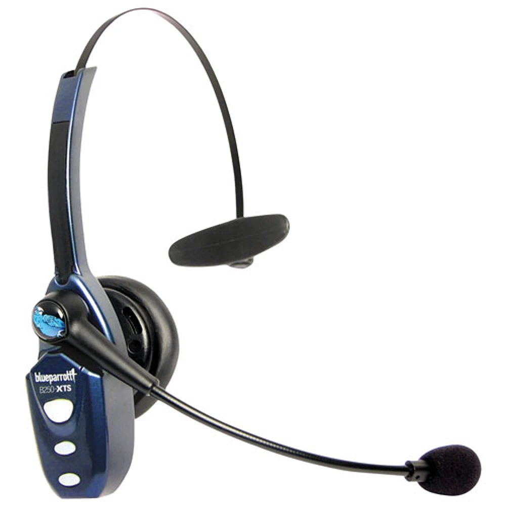 BlueParrott B250-XTS Wireless Bluetooth Mono Headset with 91% Noise-Cancelling Microphone