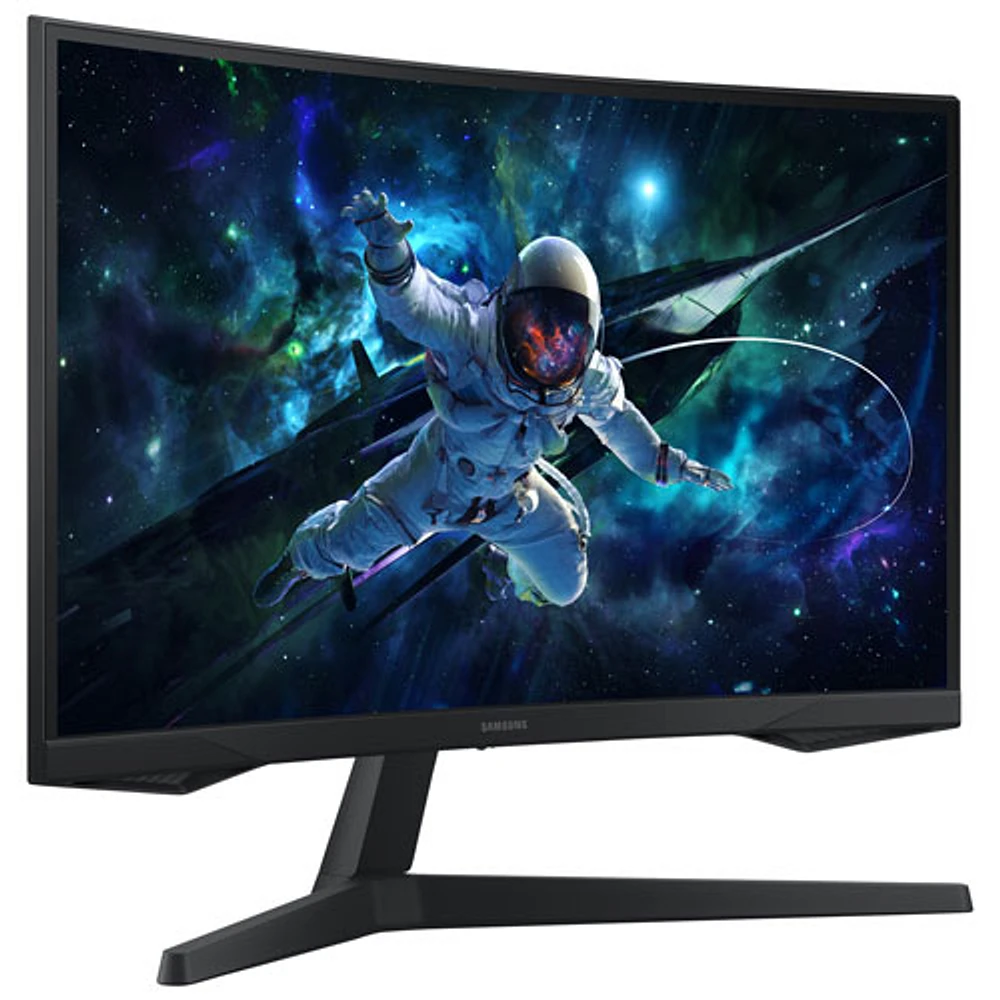 Moniteur de jeu FreeSync DEL incurvé VA QHD 165 Hz 27 po Odyssey G5 de Samsung avec temps de réponse 1 ms gris à gris (LS27CG550ENXZA) - Noir