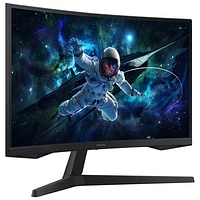 Moniteur de jeu FreeSync DEL incurvé VA QHD 165 Hz 27 po Odyssey G5 de Samsung avec temps de réponse 1 ms gris à gris (LS27CG550ENXZA) - Noir