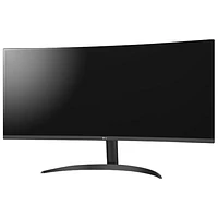 Moniteur ACL incurvé AV WQHD 1440p 100 Hz GàG 5 ms de 34 po de LG (34WR53QB-B) - Exclusivité de Best Buy