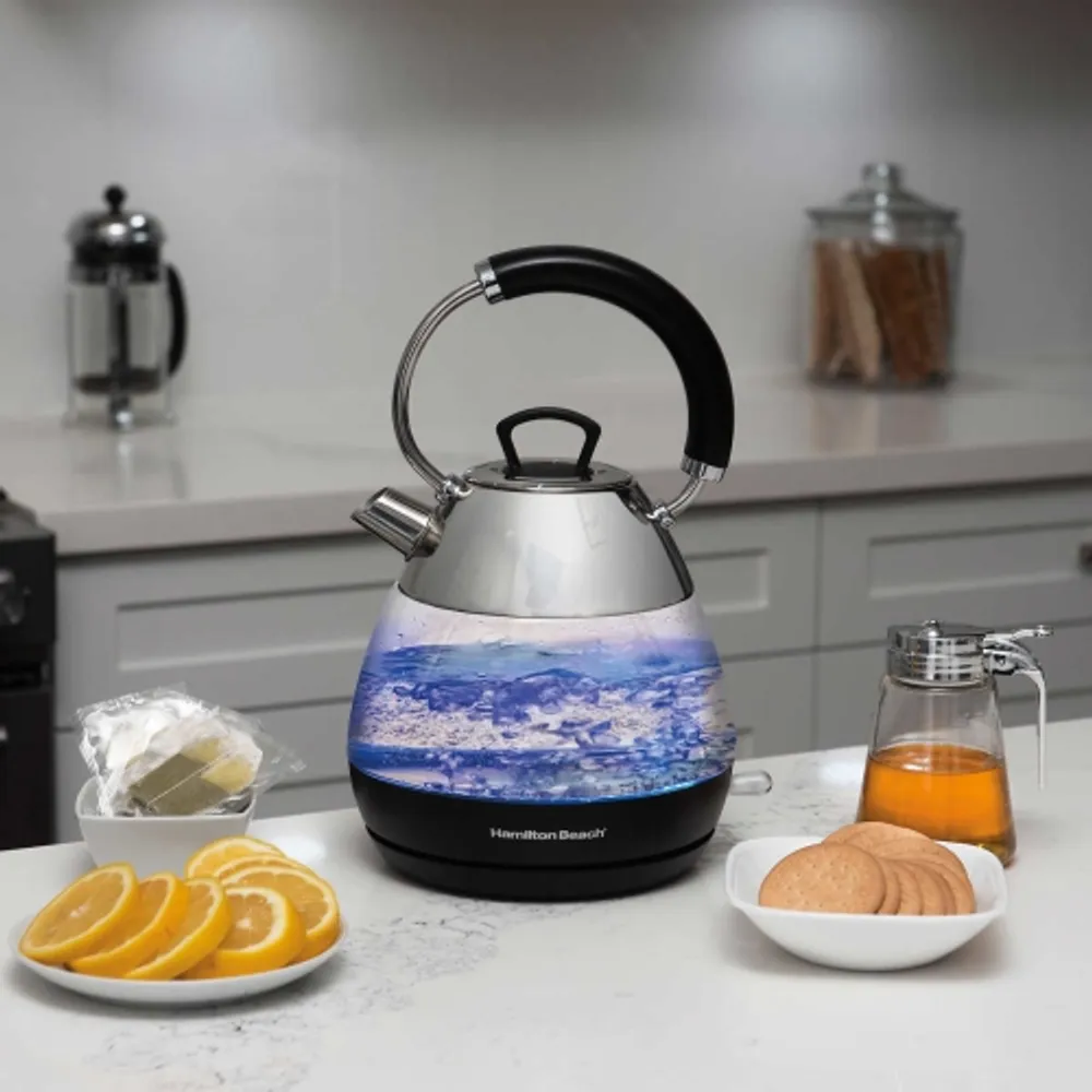 Danby 1.2L Glass Kettle in Black - DBKT12013BD11