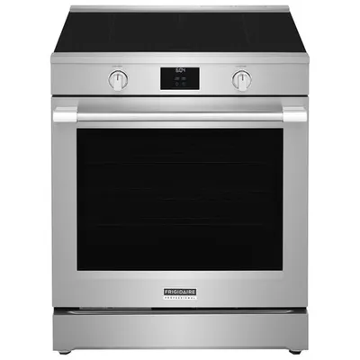 Frigidaire 30" 6.2 Cu. Ft. True Convection 5-Element Freestanding Induction Air Fry Range - Stainless Steel