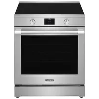 Cuisinière à induction autonome à 5 éléments avec convection véritable et friture à air chaud 6,2 pi³ 30 po Professional de Frigidaire - Acier inoxydable