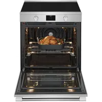 Cuisinière à induction autonome à 5 éléments avec convection véritable et friture à air chaud 6,2 pi³ 30 po Professional de Frigidaire - Acier inoxydable