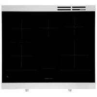 Cuisinière à induction autonome à 5 éléments avec convection véritable et friture à air chaud 6,2 pi³ 30 po Professional de Frigidaire - Acier inoxydable