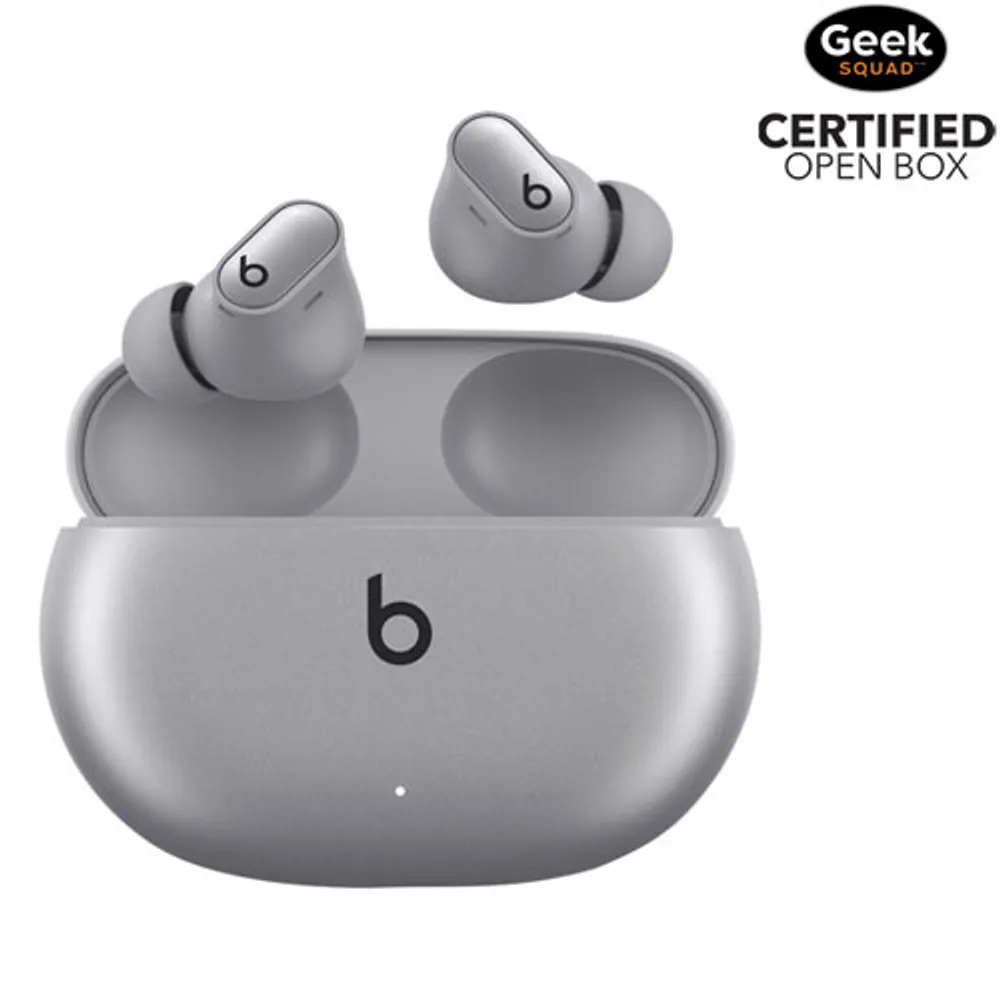 Open Box - Beats By Dr. Dre Studio Buds + In-Ear Noise Cancelling True Wireless Earbuds - Cosmic Silver