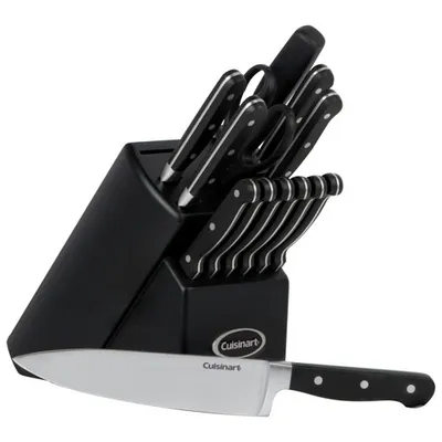 Cuisinart Stainless Steel 14-Piece Knife Block Set (TRC-14CEC)