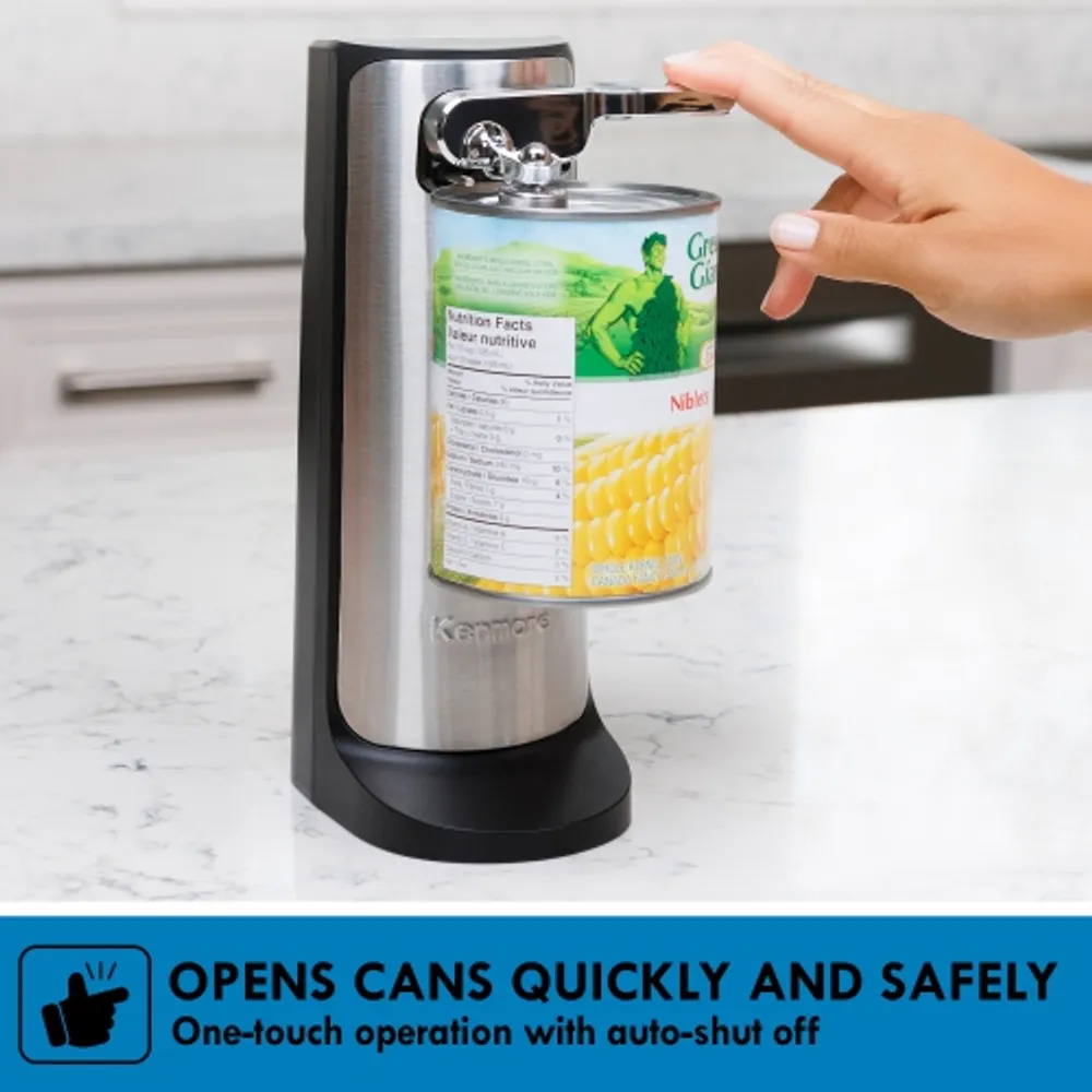 One-Touch Electric Can Opener - Auto Shut-Off 