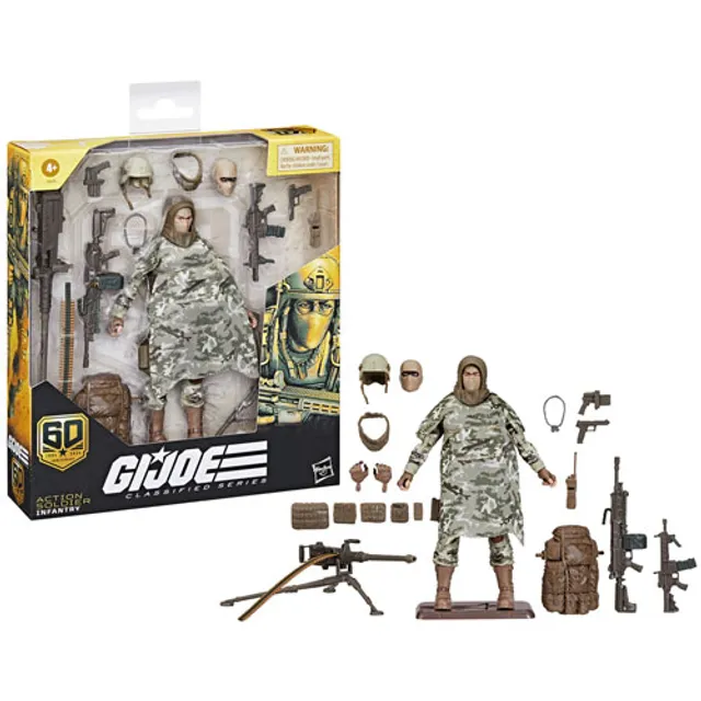 GI JOE Hasbro G.I. Joe Classified Series 60th Anniversary - Action Soldier:  Infantry Action Figure