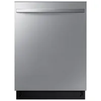 Boîte ouverte - Lave-vaisselle encastrable 24 po 51 dB de Samsung (DW80CG4051SRAA) - Inox - Parfait état