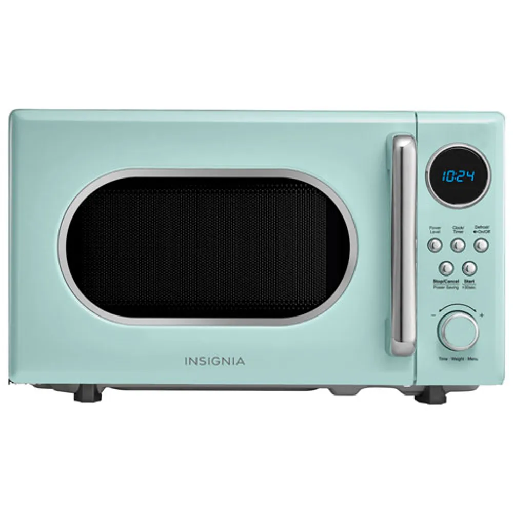 Insignia Retro 0.7 Cu. Ft. Microwave (NS-MW7RM5-C) - Mint - Only at Best Buy