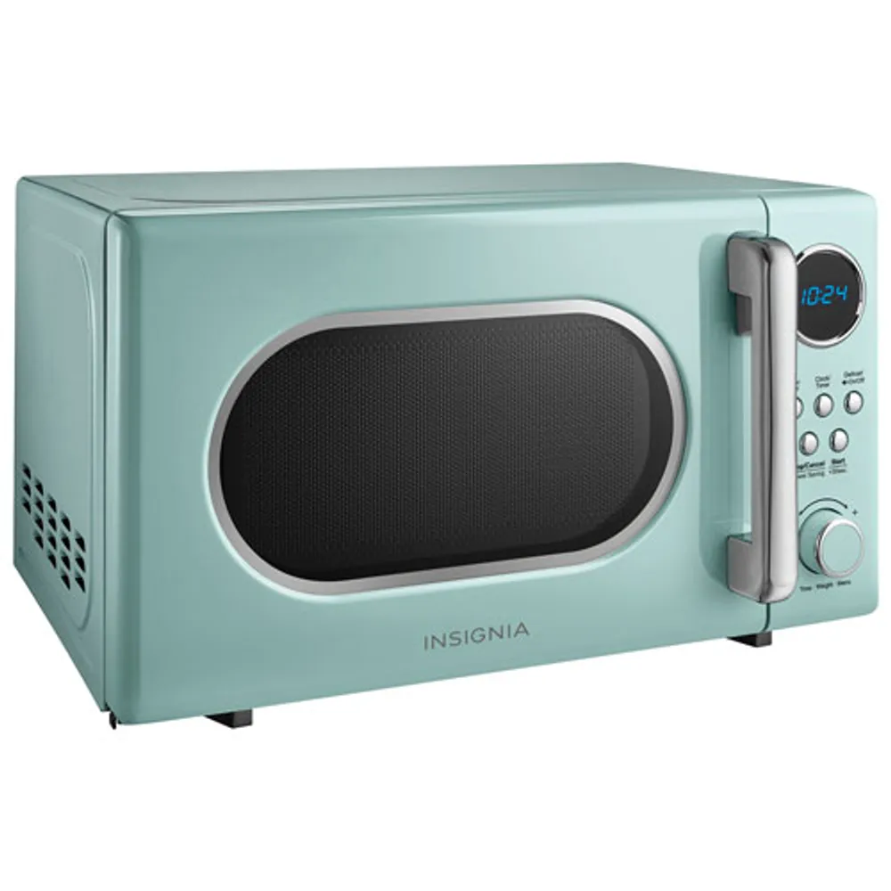 Insignia Retro 0.7 Cu. Ft. Microwave (NS-MW7RM5-C) - Mint - Only at Best Buy