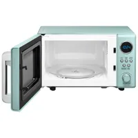 Insignia Retro 0.7 Cu. Ft. Retro Compact Microwave (NS-MW7RM5-C) - Mint - Only at Best Buy