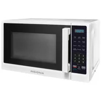 Insignia 0.7 Cu. Ft. Compact Microwave (NS-MW7WH5-C) - White - Only at Best Buy