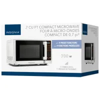 Insignia 0.7 Cu. Ft. Microwave (NS-MW7WH5-C) - White - Only at Best Buy