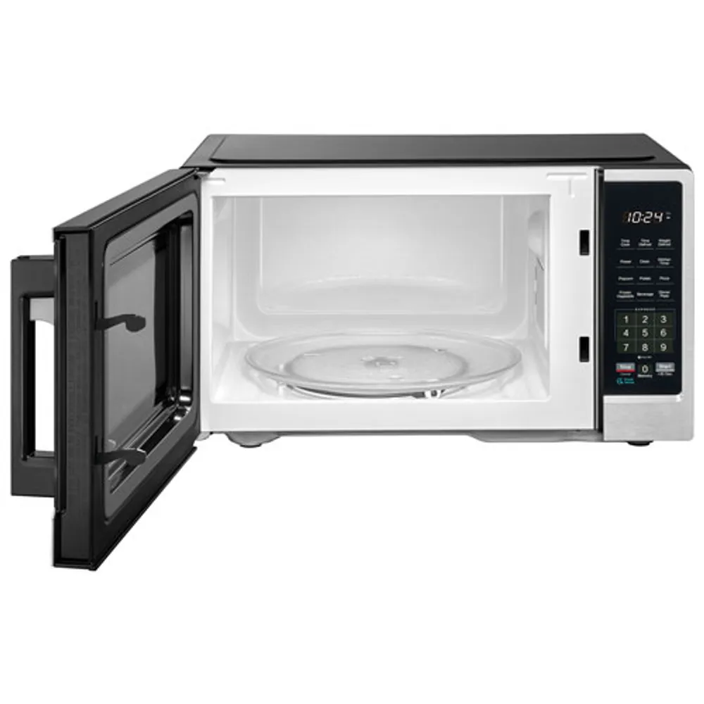 Insignia 0.9 Cu. Ft. Compact Countertop Microwave (NS-MW9SS5-C) - Stainless Steel - Only at Best Buy