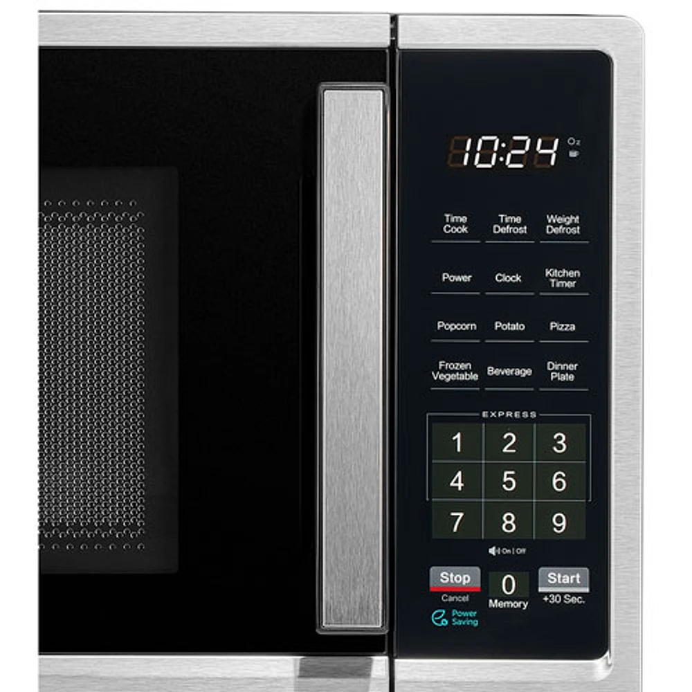 Insignia 0.9 Cu. Ft. Compact Countertop Microwave (NS-MW9SS5-C) - Stainless Steel - Only at Best Buy