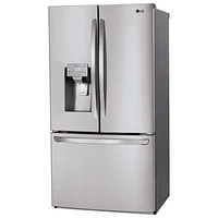 LG 36" 26.2 Cu Ft French Door Refrigerator w/ Water & Ice Dispenser (LFXS26973S) -Smudge Resistant Stainless Steel