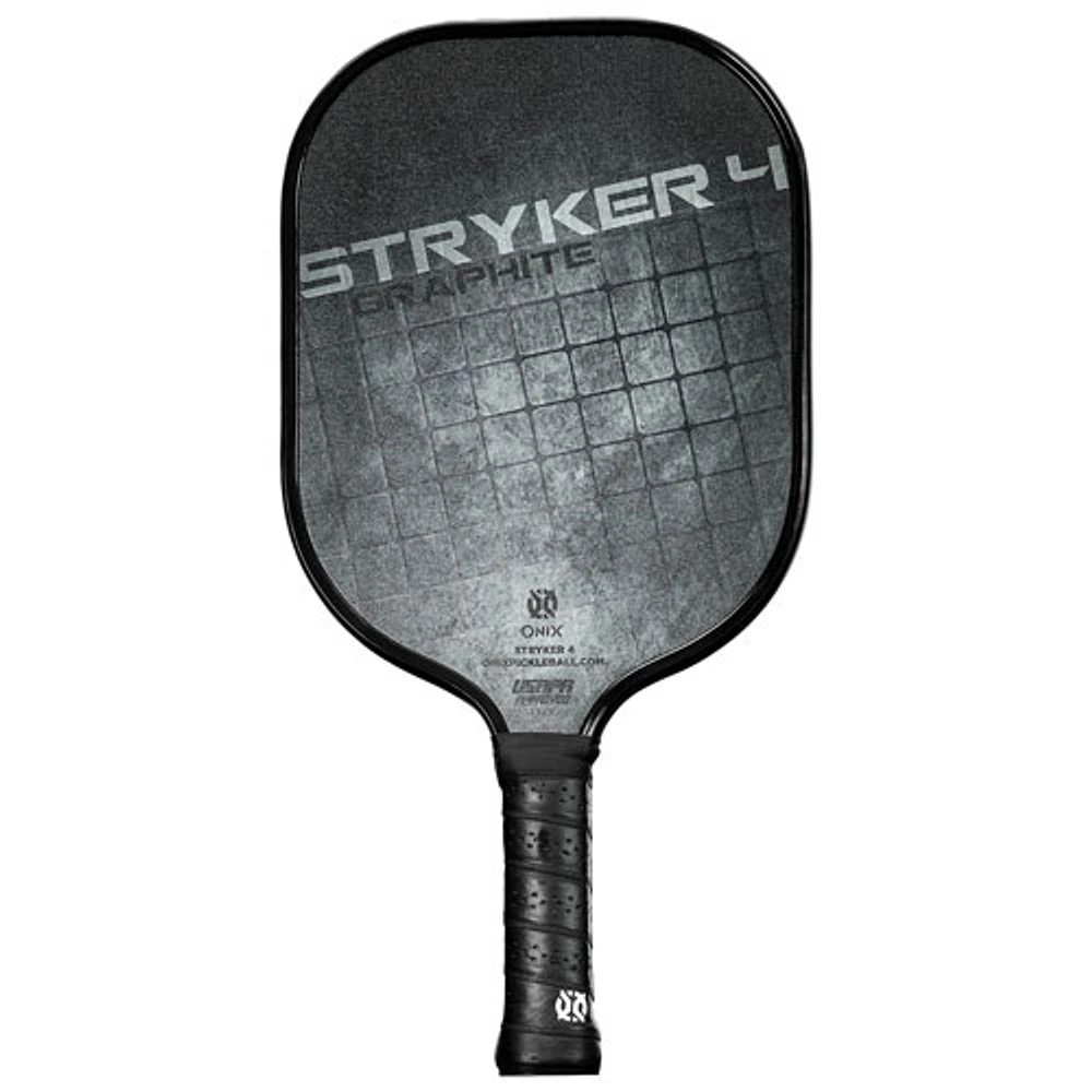 Raquette de pickleball Stryker 4 en graphite d'Onix - Noir