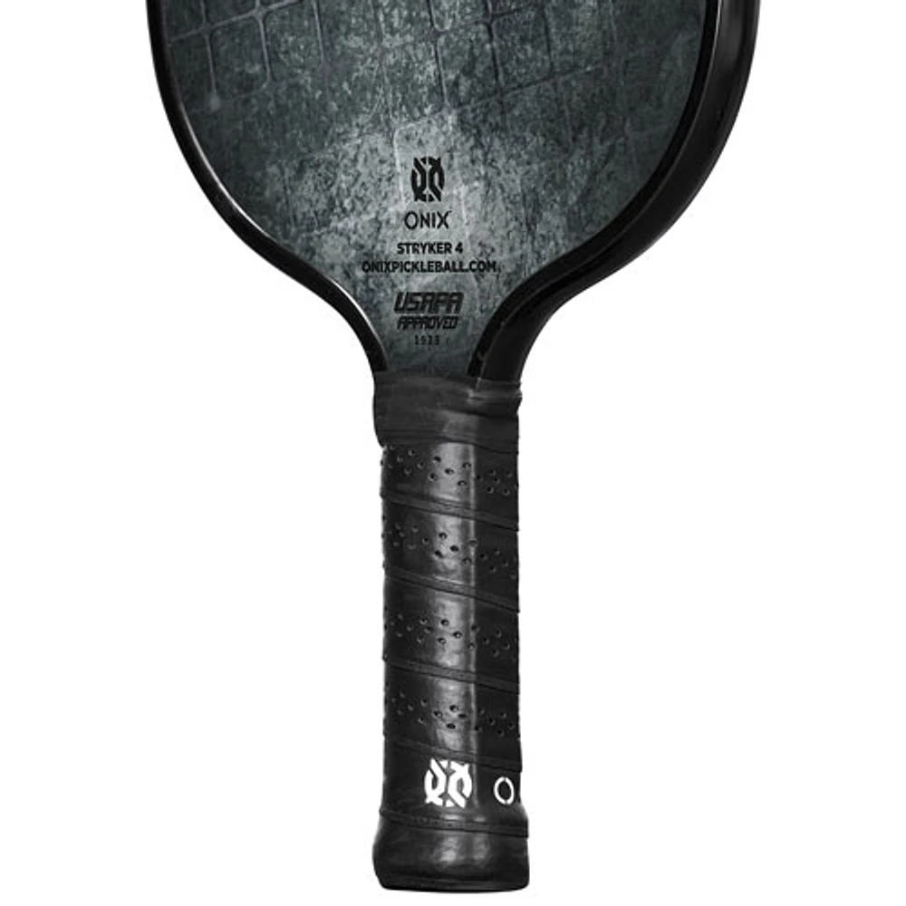 Raquette de pickleball Stryker 4 en graphite d'Onix - Noir