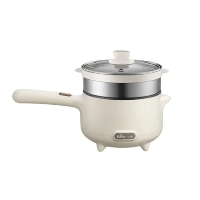 Large 1400W Multi-functional Non-stick Electric Shabu Shabu Hot Pot with  Ying-Yang Divider 