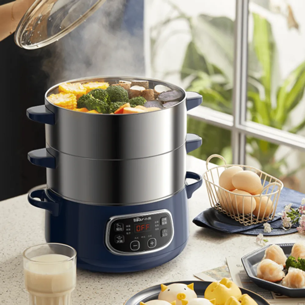 Bear Electric Steamer Multi-function Intelligent Stainless Steel