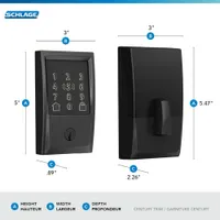 Schlage Encode Plus Smart WiFi Deadbolt Smart Lock