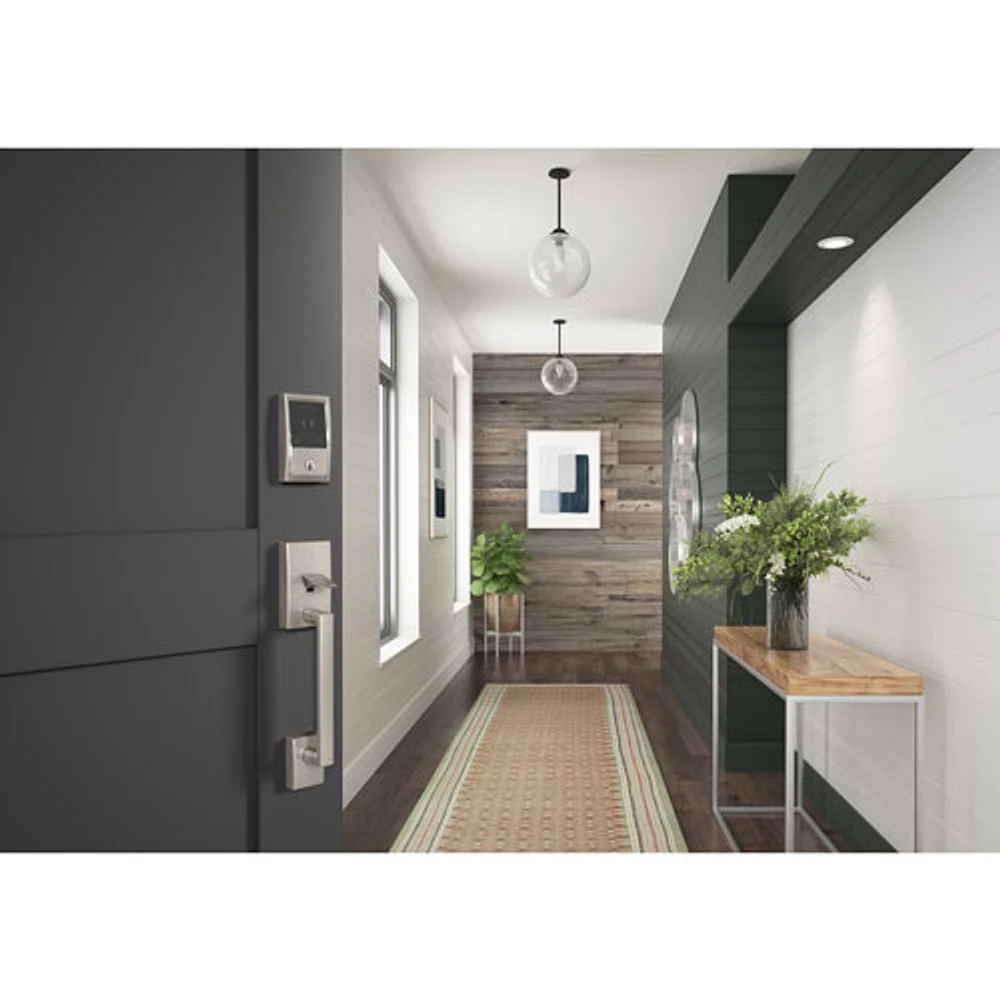 Schlage Encode Plus Smart WiFi Deadbolt Smart Lock - Satin Nickel