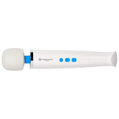 Magic Wand Mini Vibrating Massager - White/Blue