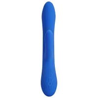 Vibromasseur double de luxe de plusOne - Bleu