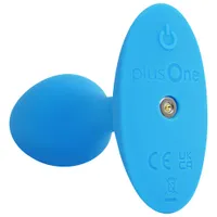 plusOne Vibrating Plug - Blue