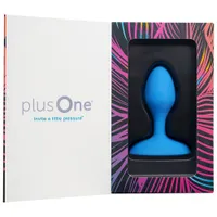 plusOne Vibrating Plug - Blue