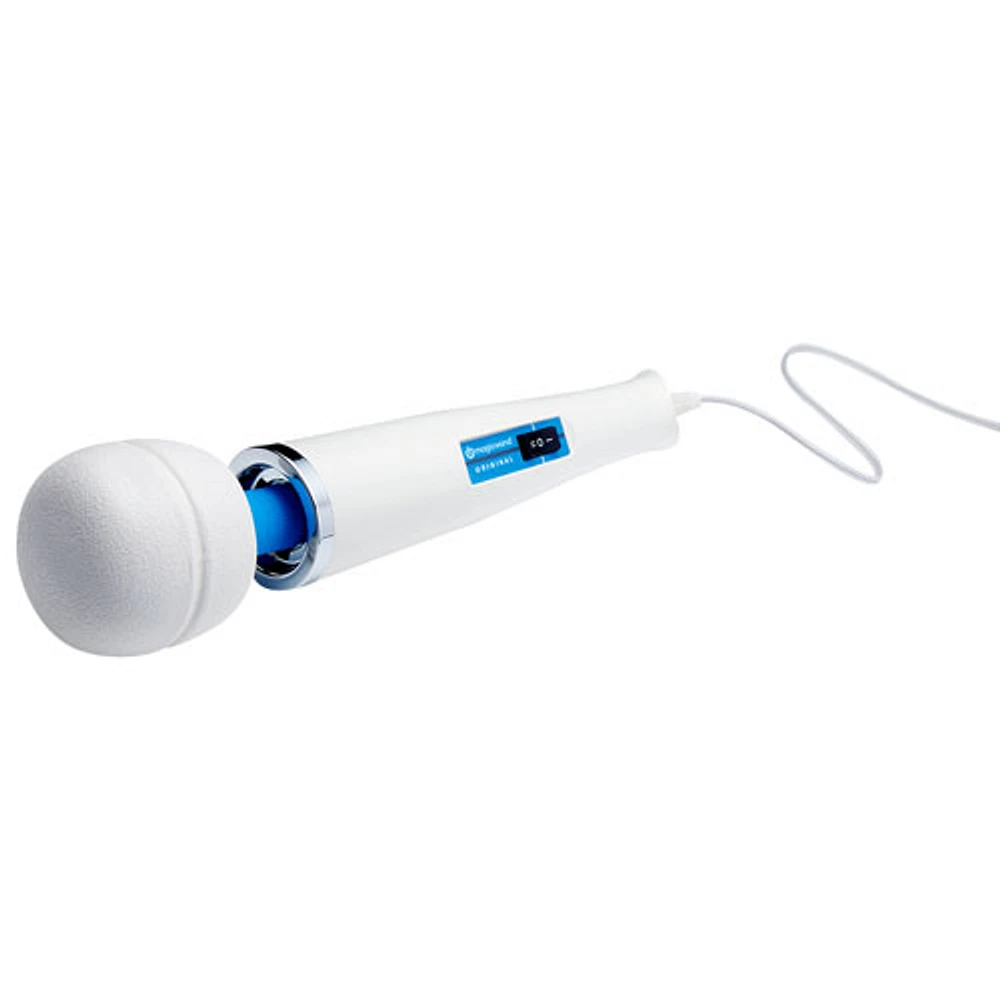 Vibromasseur original Magic Wand - Blanc/Bleu