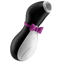 Stimulateur à l'air en forme de pingouin Satisfyer Pleasure - Noir/Blanc
