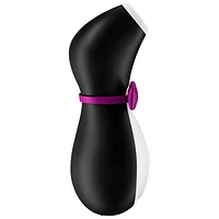 Stimulateur à l'air en forme de pingouin Satisfyer Pleasure - Noir/Blanc
