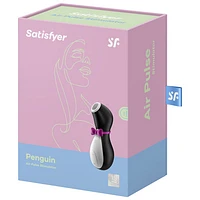 Stimulateur à l'air en forme de pingouin Satisfyer Pleasure - Noir/Blanc