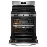 Cuisinière électrique autonome à 5 éléments de 5,3 pi³ et 30 po de Frigidaire (FCRE305CBS) - Inox