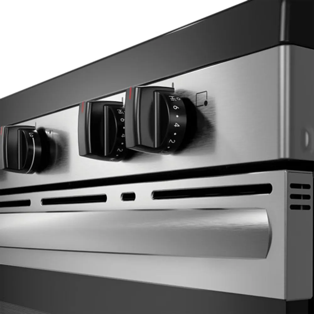 Cuisinière électrique autonome à 5 éléments de 5,3 pi³ et 30 po de Frigidaire (FCRE305CBS) - Inox