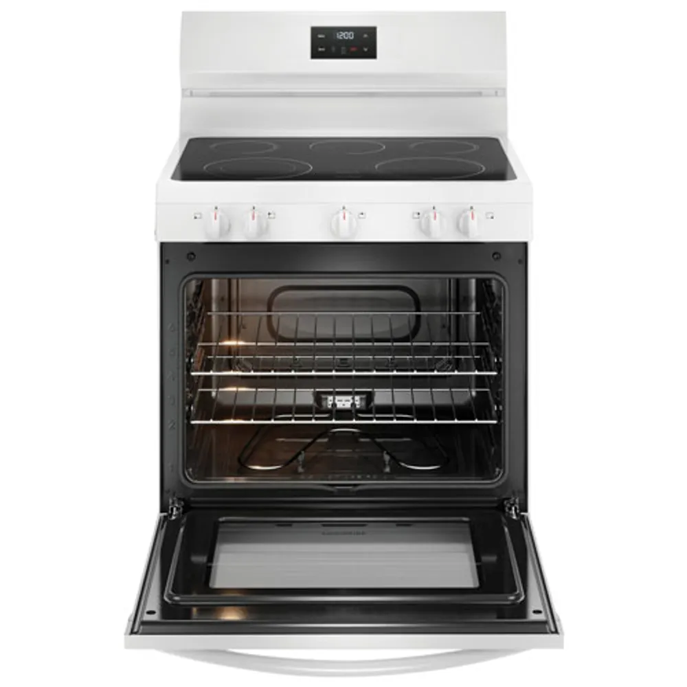 Frigidaire 30" 5.3 Cu. Ft. 5-Element Freestanding Electric Range (FCRE305CBW) - White