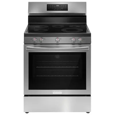 Frigidaire Gallery 30" 5.3 Cu. Ft. 5-Element Freestanding Electric Range (GCRE306CBF) - Stainless Steel